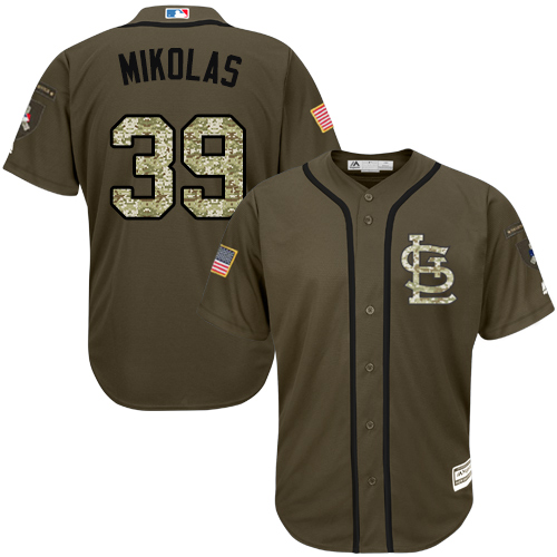 Cardinals #39 Miles Mikolas Green Salute to Service Stitched MLB Jersey Cardinals #39 Miles Mikolas Green Salute to Service Stitched MLB Jersey