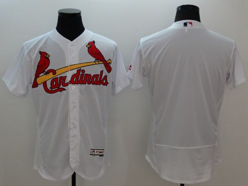 Cardinals Blank White Flexbase Authentic Collection Stitched MLB Jersey Cardinals Blank White Flexbase Authentic Collection Stitched MLB Jersey