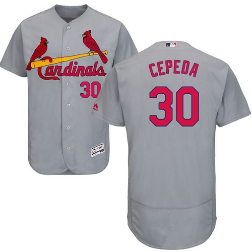 Cardinals #30 Orlando Cepeda Grey Flexbase Authentic Collection Stitched MLB Jersey Cardinals #30 Orlando Cepeda Grey Flexbase Authentic Collection Stitched MLB Jersey