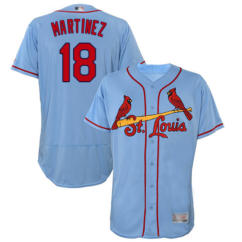 Cardinals #18 Carlos Martinez Light Blue Flexbase Authentic Collection Stitched MLB Jersey Cardinals #18 Carlos Martinez Light Blue Flexbase Authentic Collection Stitched MLB Jersey