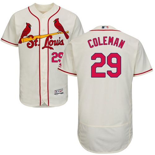 Cardinals #29 Vince Coleman Cream Flexbase Authentic Collection Stitched MLB Jersey Cardinals #29 Vince Coleman Cream Flexbase Authentic Collection Stitched MLB Jersey