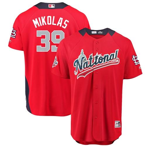 Cardinals #39 Miles Mikolas Red 2018 All-Star National League Stitched MLB Jersey Cardinals #39 Miles Mikolas Red 2018 All-Star National League Stitched MLB Jersey