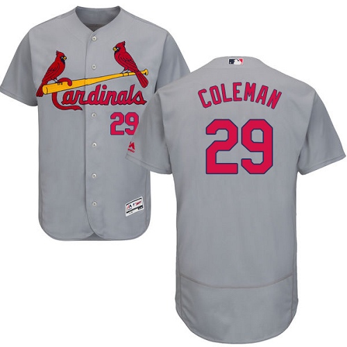 Cardinals #29 Vince Coleman Grey Flexbase Authentic Collection Stitched MLB Jersey Cardinals #29 Vince Coleman Grey Flexbase Authentic Collection Stitched MLB Jersey