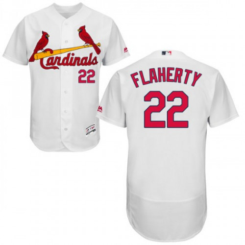 Cardinals #22 Jack Flaherty White Flexbase Authentic Collection Stitched MLB Jersey Cardinals #22 Jack Flaherty White Flexbase Authentic Collection Stitched MLB Jersey