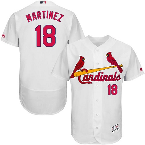 Cardinals #18 Carlos Martinez White Flexbase Authentic Collection Stitched MLB Jersey Cardinals #18 Carlos Martinez White Flexbase Authentic Collection Stitched MLB Jersey
