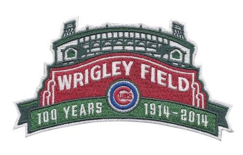Stitched 2014 MLB Chicago Cubs Wrigley Field's 100th Anniversary MLB Season Jersey Sleeve Patch Stitched 2014 MLB Chicago Cubs Wrigley Field's 100th Anniversary MLB Season Jersey Sleeve Patch