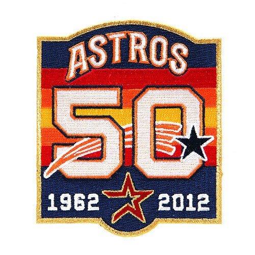 Stitched Houston Astros 50th Anniversary Jersey Patch Stitched Houston Astros 50th Anniversary Jersey Patch