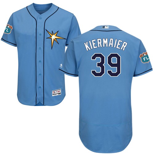 Rays #39 Kevin Kiermaier Light Blue Flexbase Authentic Collection Stitched MLB Jersey Rays #39 Kevin Kiermaier Light Blue Flexbase Authentic Collection Stitched MLB Jersey