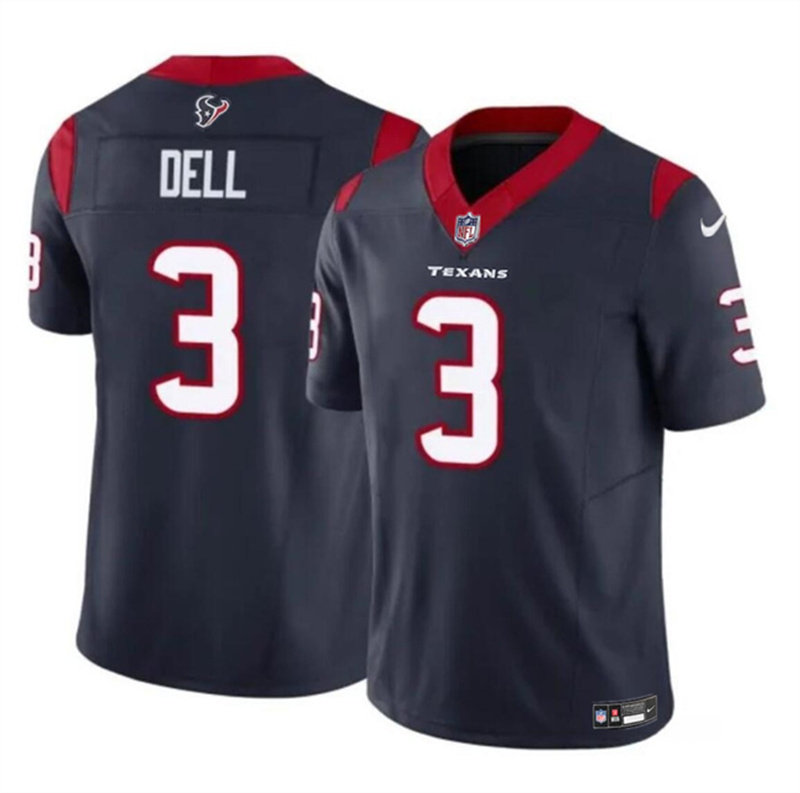 Men's Houston Texans #3 Tank Dell Navy 2023 F.U.S.E Vapor Untouchable Stitched Football Jersey Men's Houston Texans #3 Tank Dell Navy 2023 F.U.S.E Vapor Untouchable Stitched Football Jersey
