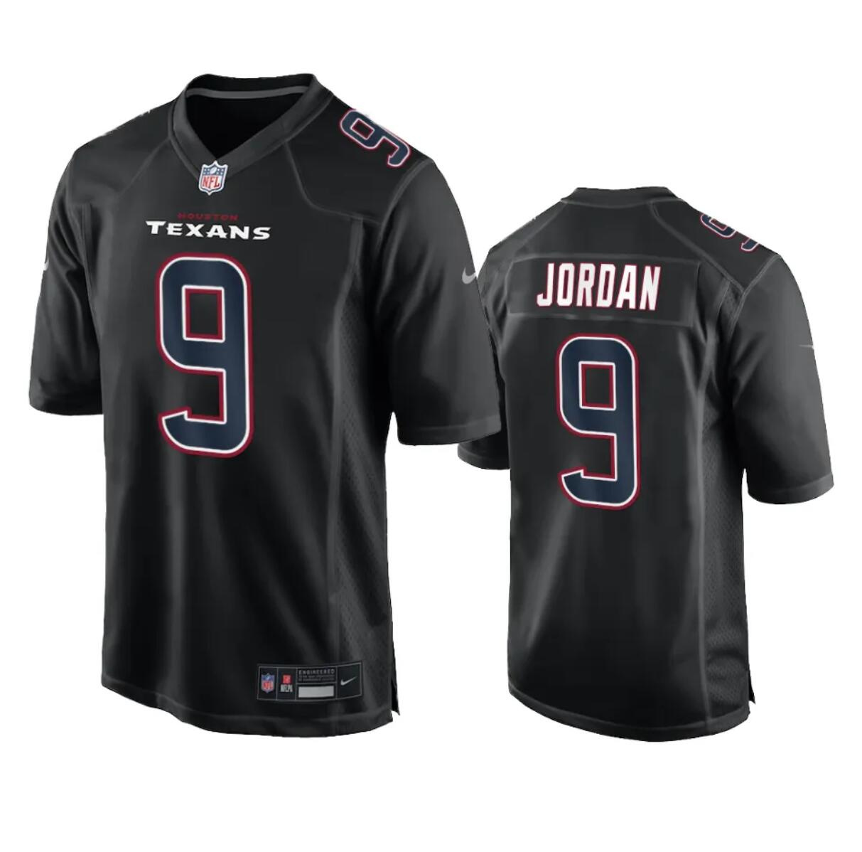 Men's Houston Texans #9 Brevin Jordan Black Fashion Vapor Untouchable Limited Stitched Football Jersey Men's Houston Texans #9 Brevin Jordan Black Fashion Vapor Untouchable Limited Stitched Football Jersey