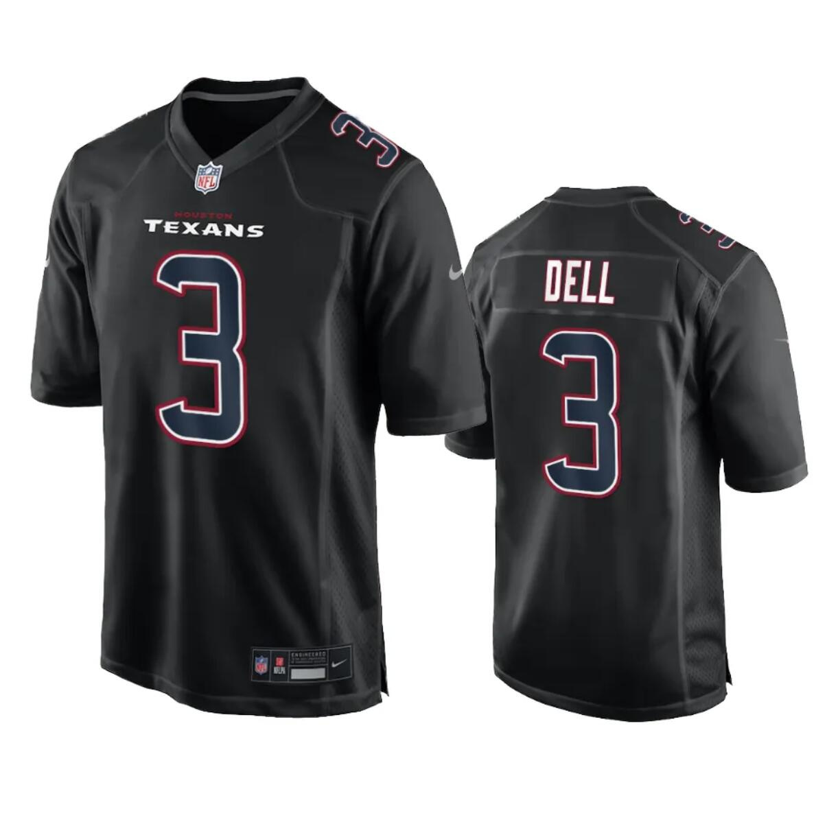 Men's Houston Texans #3 Tank Dell Black Fashion Vapor Untouchable Limited Stitched Football Jersey Men's Houston Texans #3 Tank Dell Black Fashion Vapor Untouchable Limited Stitched Football Jersey