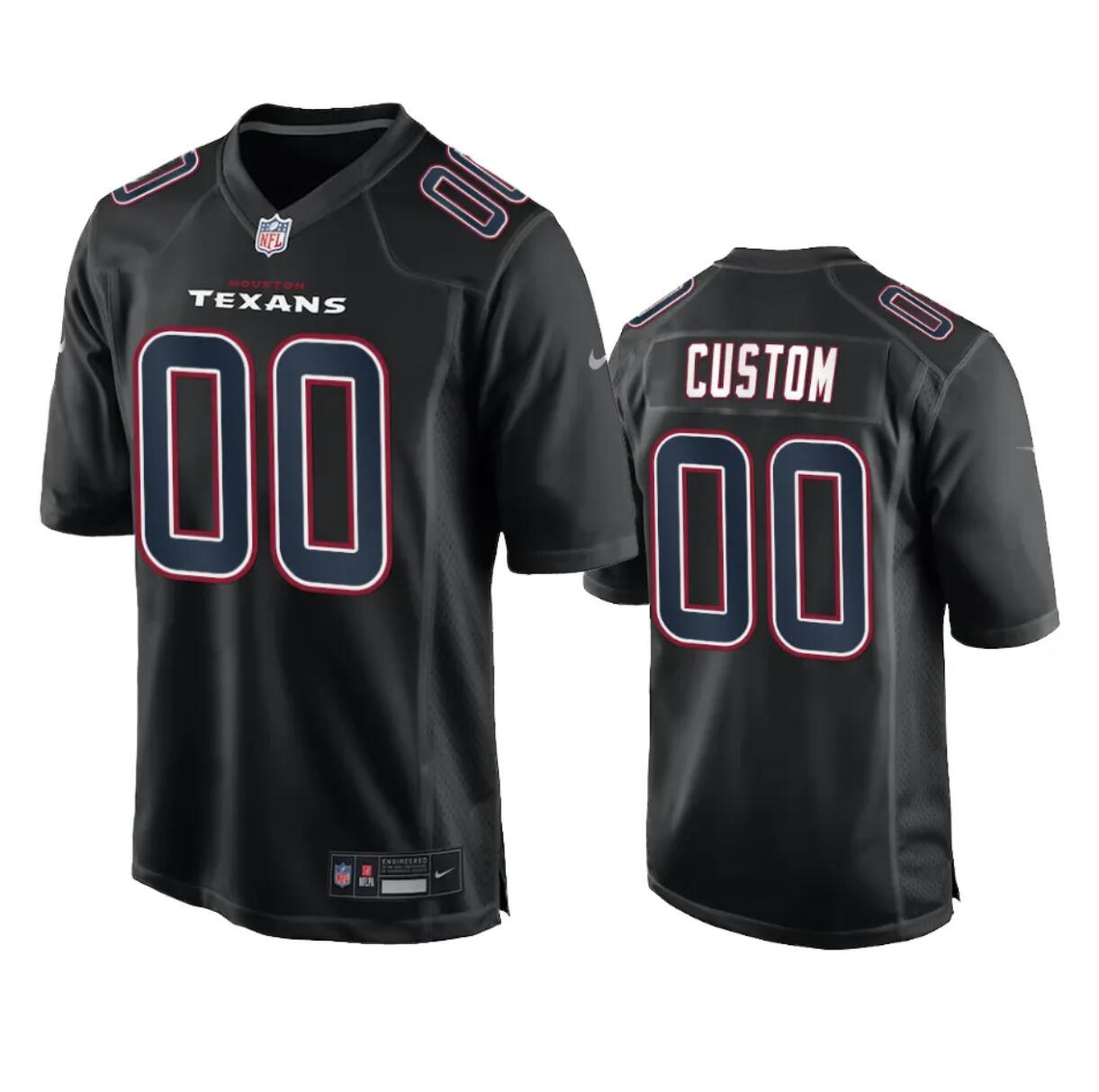 Men's Houston Texans Active Player Custom Black Fashion Vapor Untouchable Limited Stitched Football Jersey Men's Houston Texans Active Player Custom Black Fashion Vapor Untouchable Limited Stitched Football Jersey