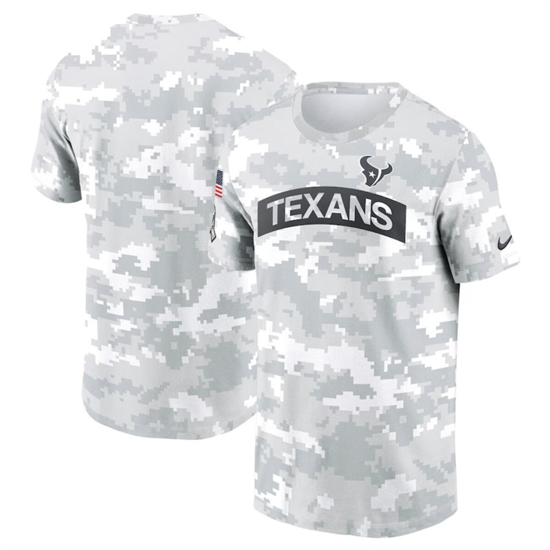 Men's Houston Texans 2024 Arctic Camo Salute to Service Performance T-Shirt Men's Houston Texans 2024 Arctic Camo Salute to Service Performance T-Shirt