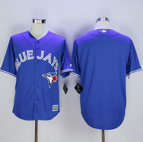 Blue Jays Blank Blue New Cool Base Stitched MLB Jersey Blue Jays Blank Blue New Cool Base Stitched MLB Jersey