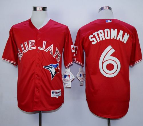 Blue Jays #6 Marcus Stroman Red Canada Day Stitched MLB Jersey Blue Jays #6 Marcus Stroman Red Canada Day Stitched MLB Jersey