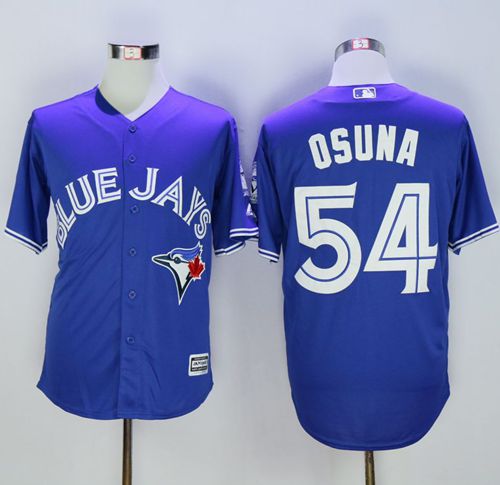 Blue Jays #54 Roberto Osuna Blue New Cool Base 40th Anniversary Stitched MLB Jersey Blue Jays #54 Roberto Osuna Blue New Cool Base 40th Anniversary Stitched MLB Jersey