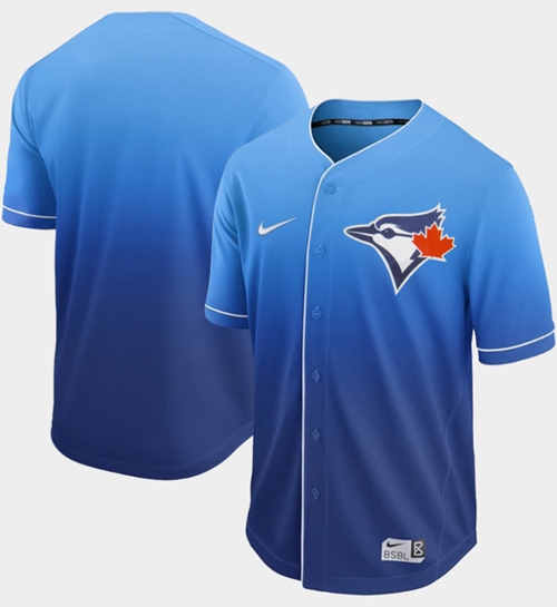 Nike Blue Jays Blank Royal Fade Authentic Stitched MLB Jersey Nike Blue Jays Blank Royal Fade Authentic Stitched MLB Jersey