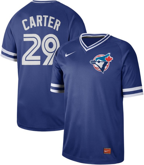 Nike Blue Jays #29 Joe Carter Royal Authentic Cooperstown Collection Stitched MLB Jersey