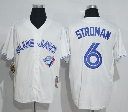 Blue Jays #6 Marcus Stroman White Cooperstown Throwback Stitched MLB Jersey Blue Jays #6 Marcus Stroman White Cooperstown Throwback Stitched MLB Jersey