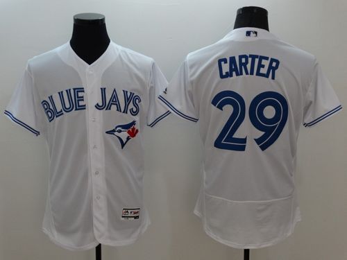 Blue Jays #29 Joe Carter White Flexbase Authentic Collection Stitched MLB Jersey Blue Jays #29 Joe Carter White Flexbase Authentic Collection Stitched MLB Jersey