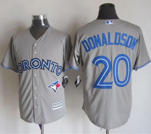 Blue Jays #20 Josh Donaldson Grey New Cool Base Stitched MLB Jersey Blue Jays #20 Josh Donaldson Grey New Cool Base Stitched MLB Jersey