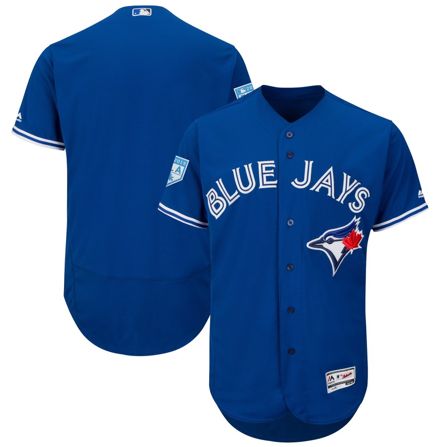 Blue Jays Blank Blue 2019 Spring Training Flex Base Stitched MLB Jersey Blue Jays Blank Blue 2019 Spring Training Flex Base Stitched MLB Jersey