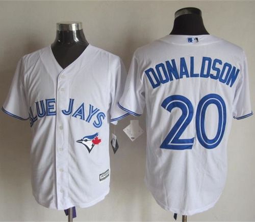 Blue Jays #20 Josh Donaldson White New Cool Base Stitched MLB Jersey Blue Jays #20 Josh Donaldson White New Cool Base Stitched MLB Jersey
