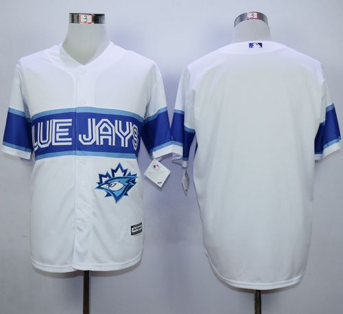 Blue Jays Blank White Exclusive New Cool Base Stitched MLB Jersey Blue Jays Blank White Exclusive New Cool Base Stitched MLB Jersey