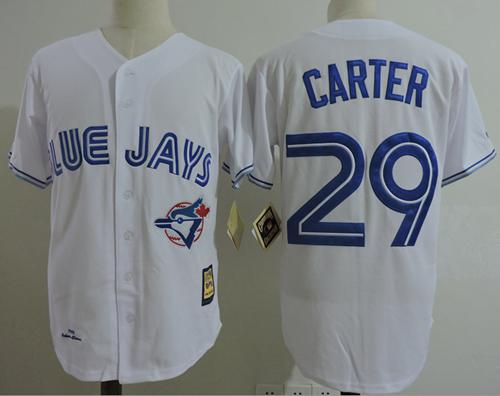 Mitchell And Ness 1993 Blue Jays #29 Joe Carter White Stitched MLB Jersey Mitchell And Ness 1993 Blue Jays #29 Joe Carter White Stitched MLB Jersey
