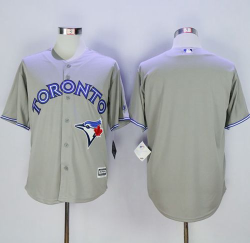 Blue Jays Blank Grey New Cool Base Stitched MLB Jersey Blue Jays Blank Grey New Cool Base Stitched MLB Jersey