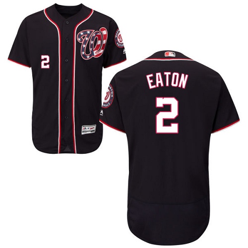 Nationals #2 Adam Eaton Navy Blue Flexbase Authentic Collection Stitched MLB Jersey Nationals #2 Adam Eaton Navy Blue Flexbase Authentic Collection Stitched MLB Jersey