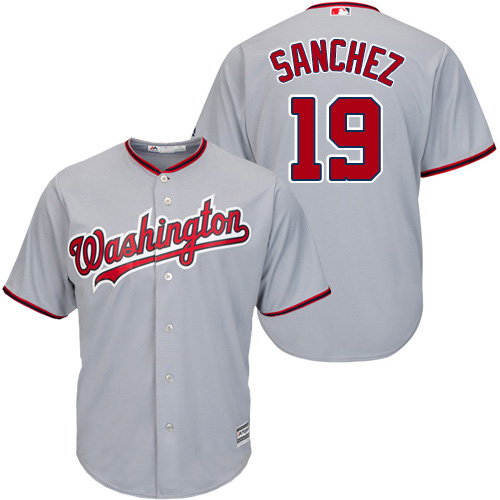 Nationals #19 Anibal Sanchez Grey New Cool Base Stitched MLB Jersey Nationals #19 Anibal Sanchez Grey New Cool Base Stitched MLB Jersey
