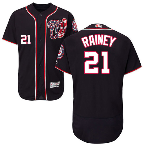 Nationals #21 Tanner Rainey Navy Blue Flexbase Authentic Collection Stitched MLB Jersey Nationals #21 Tanner Rainey Navy Blue Flexbase Authentic Collection Stitched MLB Jersey