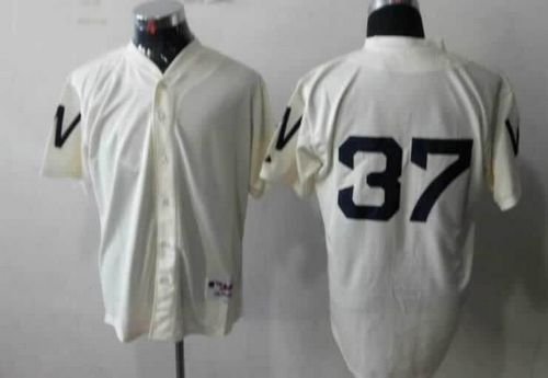 Nationals #37 Stephen Strasburg Cream 1924 Turn Back The Clock Stitched MLB Jersey Nationals #37 Stephen Strasburg Cream 1924 Turn Back The Clock Stitched MLB Jersey
