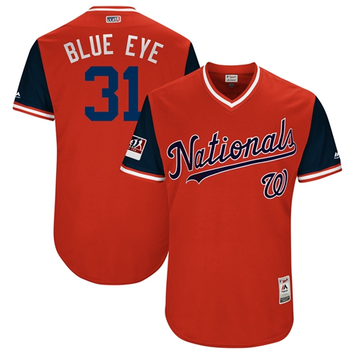 Nationals #31 Max Scherzer Red 