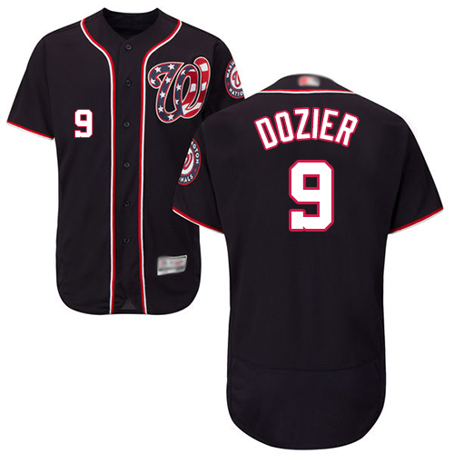 Nationals #9 Brian Dozier Navy Blue Flexbase Authentic Collection Stitched MLB Jersey Nationals #9 Brian Dozier Navy Blue Flexbase Authentic Collection Stitched MLB Jersey
