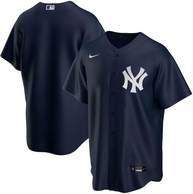 Men's New York Yankees Blank Navy MLB Cool Base Stitched Jersey Men's New York Yankees Blank Navy MLB Cool Base Stitched Jersey