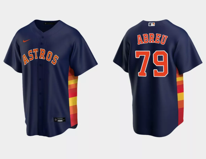Men's Houston Astros #79 José Abreu Navy Cool Base Stitched Jersey Men's Houston Astros #79 José Abreu Navy Cool Base Stitched Jersey