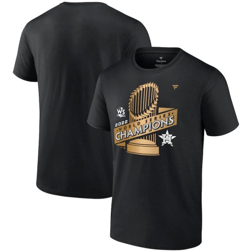 Men's Houston Astros Black 2022 World Series Champions Parade T-Shirt Men's Houston Astros Black 2022 World Series Champions Parade T-Shirt