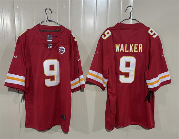 Men’s Kansas City Chiefs #9 Kenneth Walker III Red 2026 Vapor Untouchable Limited Stitched Football Jersey