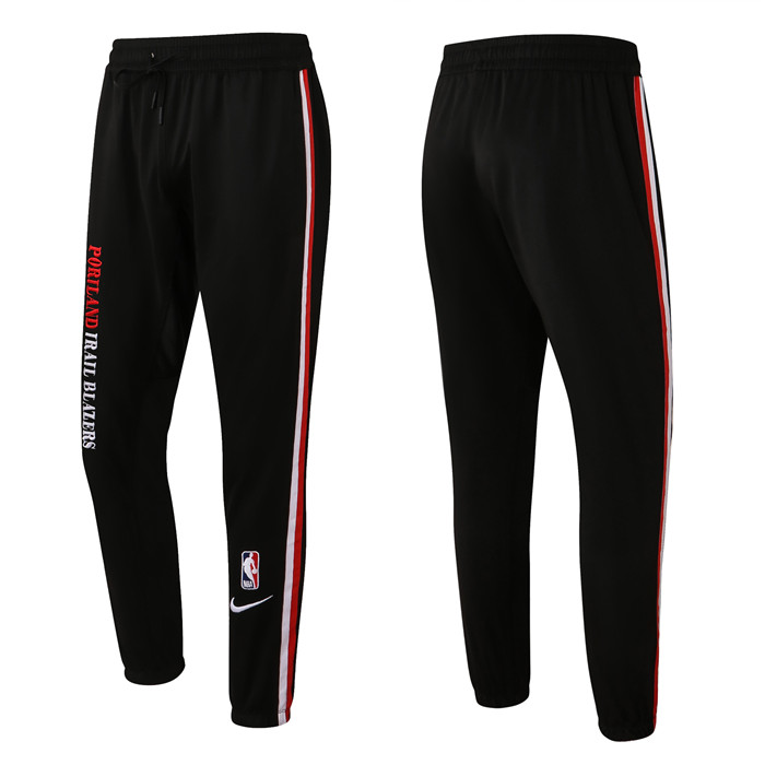 Men's Portland Trail Blazers Black Performance Showtime Basketball Pants Men's Portland Trail Blazers Black Performance Showtime Basketball Pants