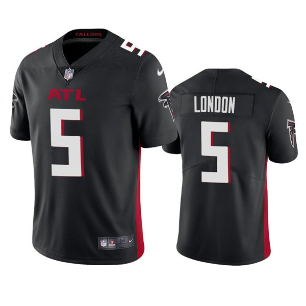 Men's Atlanta Falcons #5 Drake London Black Vapor Untouchable Limited Stitched Jersey Men's Atlanta Falcons #5 Drake London Black Vapor Untouchable Limited Stitched Jersey