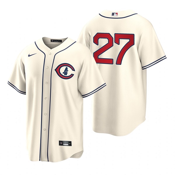 Men's Chicago Cubs #27 Seiya Suzuki 2022 Cream Field Of Dreams Cool Base Stitched Baseball Jersey Men's Chicago Cubs #27 Seiya Suzuki 2022 Cream Field Of Dreams Cool Base Stitched Baseball Jersey