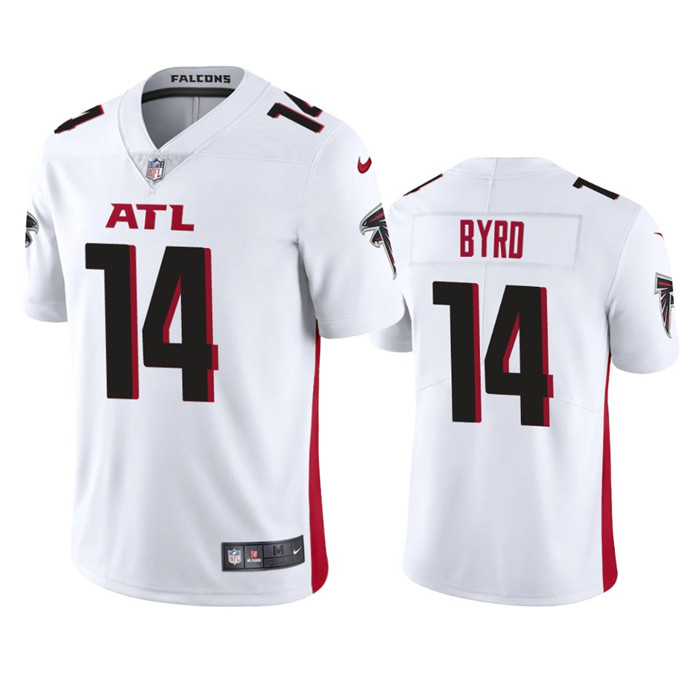 Men's Atlanta Falcons #14 Damiere Byrd White Vapor Untouchable Stitched Football Jersey Men's Atlanta Falcons #14 Damiere Byrd White Vapor Untouchable Stitched Football Jersey