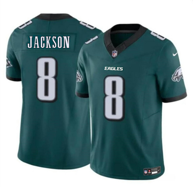 Men's Philadelphia Eagles #8 Adoree' Jackson Green 2024 New F.U.S.E. Vapor Untouchable Limited Stitched Football Jersey Men's Philadelphia Eagles #8 Adoree' Jackson Green 2024 New F.U.S.E. Vapor Untouchable Limited Stitched Football Jersey