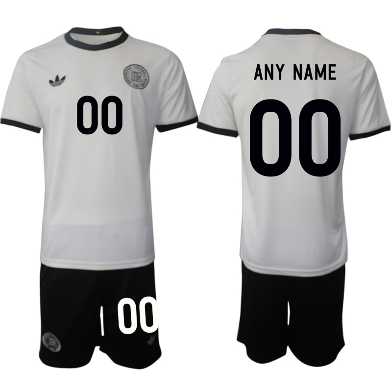 Men's Germany Custom White 2025 Home Soccer Jersey Suit
