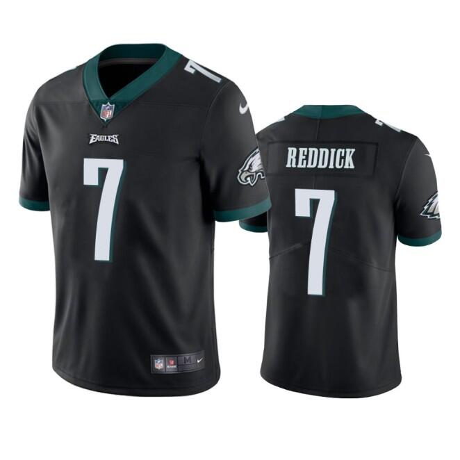 Men's Philadelphia Eagles #7 Haason Reddick Black Vapor Untouchable Limited Stitched Jersey Men's Philadelphia Eagles #7 Haason Reddick Black Vapor Untouchable Limited Stitched Jersey