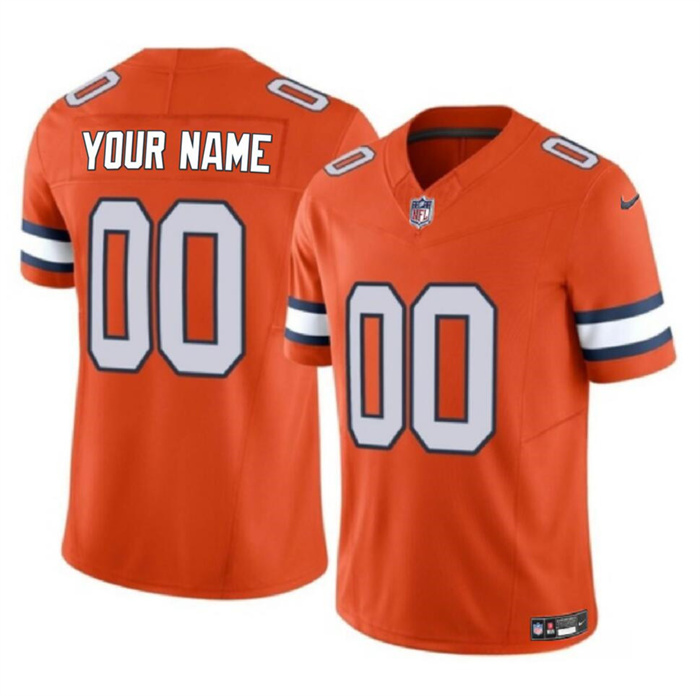 Men's Denver Broncos Active Player Custom Orange 2023 F.U.S.E. Vapor Untouchable Limited Stitched Football Jersey Men's Denver Broncos Active Player Custom Orange 2023 F.U.S.E. Vapor Untouchable Limited Stitched Football Jersey