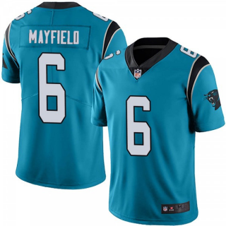 Men's Carolina Panthers #6 Baker Mayfield Blue Vapor Untouchable Limited Stitched Jersey Men's Carolina Panthers #6 Baker Mayfield Blue Vapor Untouchable Limited Stitched Jersey