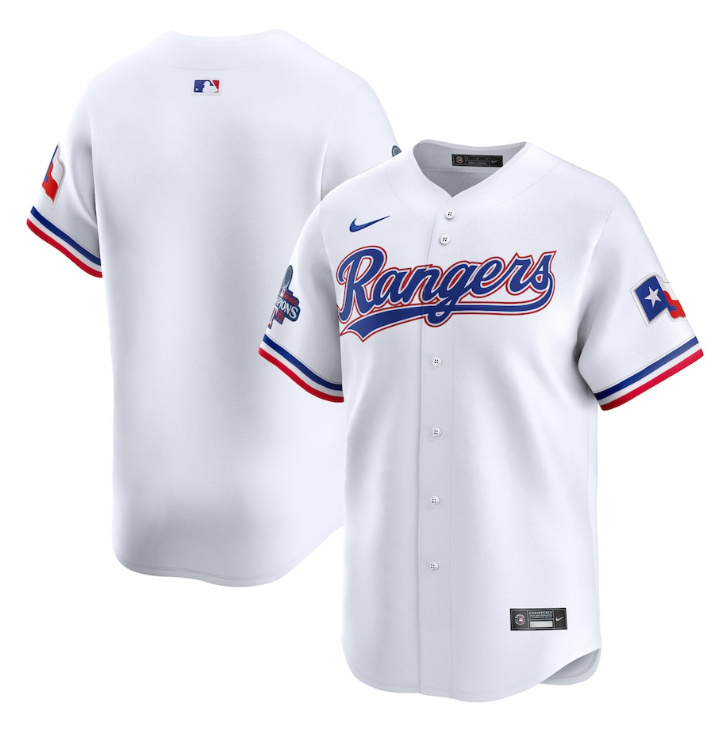 Men's Texas Rangers Blank White 2023 World Series Champions Stitched Baseball Jersey Men's Texas Rangers Blank White 2023 World Series Champions Stitched Baseball Jersey